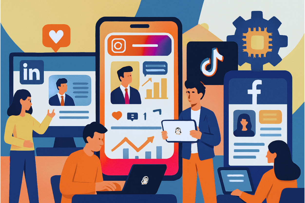 aumentar a presença online